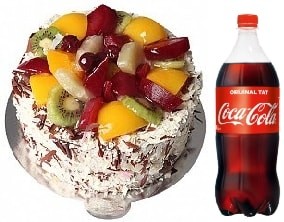 4-6 Kişilik Karışık Meyveli Yaş Pasta Adana pasta